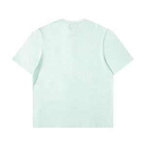 Verano cuello redondo ajustado camiseta impresora Digital mujeres hombres algodón poliéster camiseta - Product Image 2