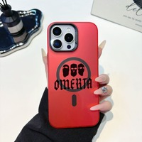Accessoires Tendance pour Téléphone Portable pour iPhone 11 12 13 14 15 16 17 Pro Max Coque Omerta Vrunk Housse de Protection Designer