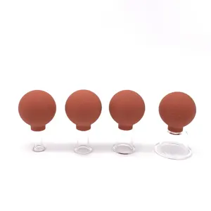 Rubber suction cupping Glass cupping vacuum cupping