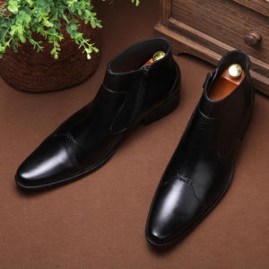 Mocassins pour hommes en cuir brun de haute qualité, lacets à la cheville, fabriqués au Royaume-Uni, cuir lavé, style rétro, Goodyear Welted, brogues faites à la main - Product Image 3