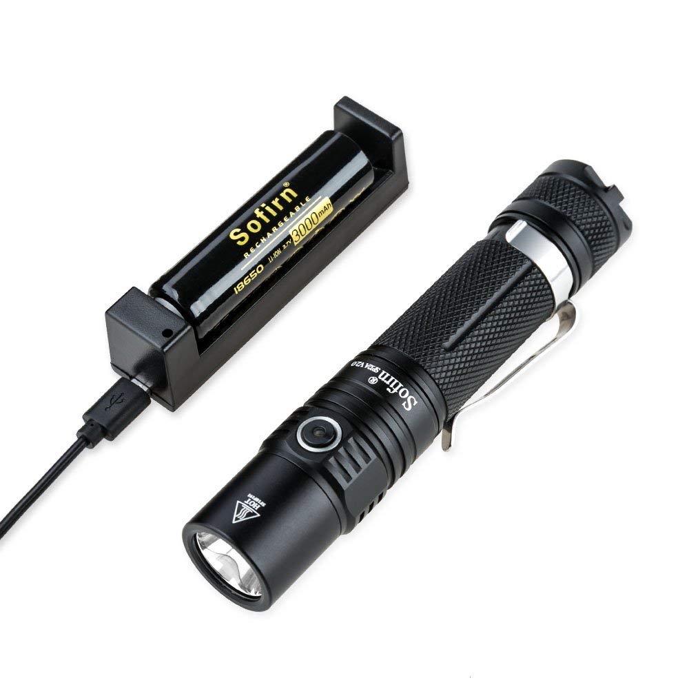Ultra Bright Portable Flashlight - 1300 Lumen Tactical Light