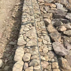 Panier gabion hexagonal 2x1x1 à double <span class=keywords><strong>torsion</strong></span>, tressé, revêtu de PVC, 2,7/3,7 mm, pour murs gabion et cages à pierres, pour le contrôle de l'érosion - Product Image 5