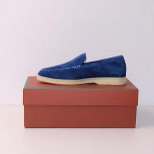 Chaussures de luxe haut de gamme 2026 – Nouveaux mocassins classiques en cuir véritable pour hommes, chaussures bateau décontractées en daim à enfiler pour femmes - Product Image 5