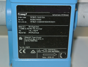 Nouveau débitmètre Promag P300 DN25 5P3B25-BBEGAAAFADED5K1BA1 d'origine avec revêtement PFA, électrode 316L et protocole HART - Product Image 2
