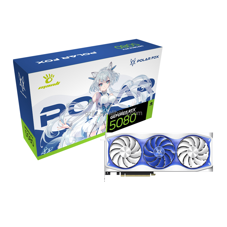【希少新品】MANLI POLARFOX GeForce RTX 5080 Manli Polar Fox GeForce RTX 5080 OC 16GB GDDR7
