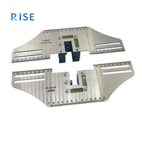 RISE haute qualité nouveau rail de guidage d'ascenseur règle de calibrage à Double ligne règle de jauge d'alignement de piste règle de positionnement de rail de guidage
