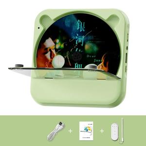 <b>Cute</b> <b>Bear</b> Ear Portable CD Player Wall Mountable Built in Speaker USB Playback Remote Control for Home Bedroom - Product Image 3