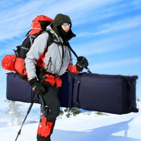 Sac à dos extensible pour ski et snowboard, résistant à l'eau, en nylon, avec 6 poches et roulettes pour les voyages, vente flash