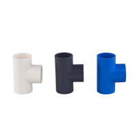 Raccords et accessoires de tuyauterie en PVC pour l'alimentation en eau et le drainage, coudes en T et joints collés, de Zhejiang Jiangshan
