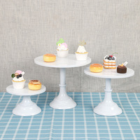 Table à Dessert Plateau à Pied Haut Assiette à Gâteau Accessoires de Mariage Support à Gâteau Décoration Fer Forgé Métal Outils à Gâteau Populaires Supports à Cupcakes