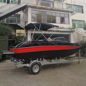 Yate de Pesca de Lujo Pequeño de 19 pies con Certificación CE, Bote Deportivo, Bote de Fibra de Vidrio de Alta Velocidad - Product Image 1