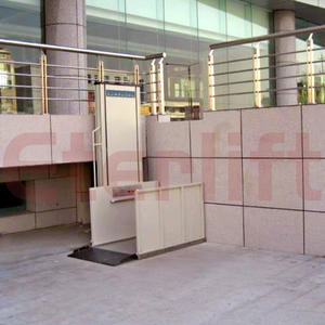 Güvenli ve güvenilir açık elektrikli tekerlekli sandalye kaldırma kavisli merdiven kaldırma dikey eğim engelsiz asansör - Product Image 2