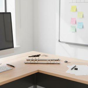 Chengrun Hardware A5 – Pince métallique à 6 trous de type O pour reliure, ouverture manuelle, pour articles en cuir, sacs, boîtes et classeurs - Product Image 4