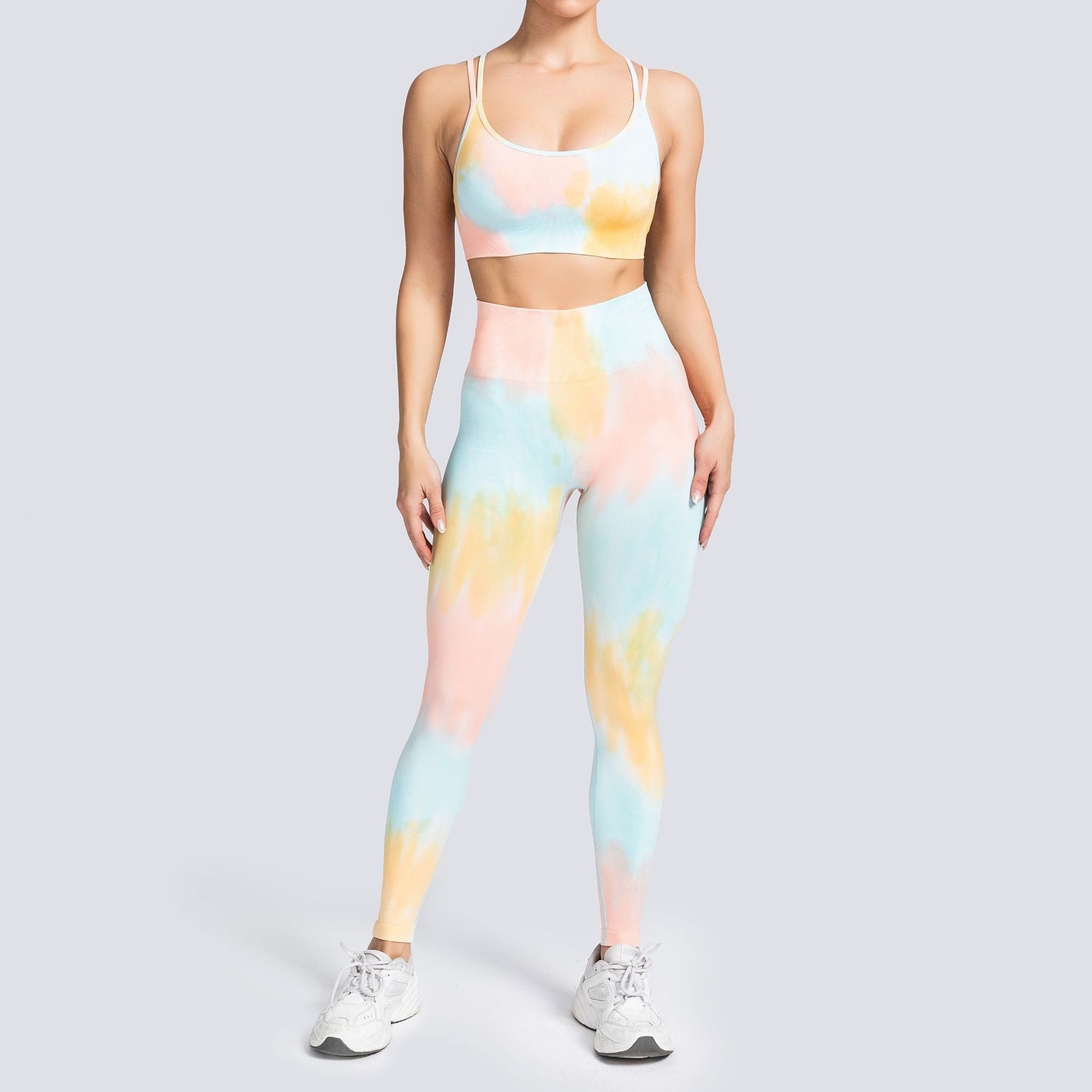 Tailleur pantalon jaune