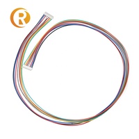 Kabel Harness Konektor Tembaga PVC Custom JST SH GH ZH PH XH 1.0 1.25 1.5 2.0 2.54mm Pitch 2/3/4/5/6 Pin untuk Elektronik