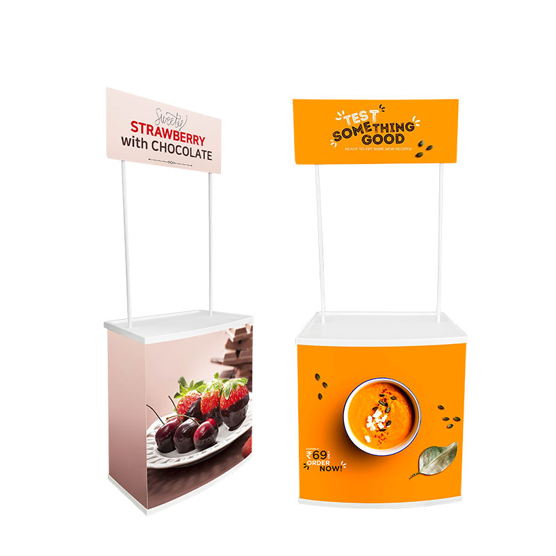 Рекламная акция супермаркет выставочный высококачественный ПП рекламный стол