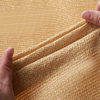 Filet d'ombrage agricole en maille warp, rectangulaire, pour serre et jardinage, résistant à l'eau et aux UV, en PEHD 50 g/m²