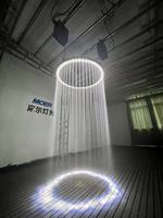 Nouvel anneau de LED cinétique de contrôle DMX512 avec système d'éclairage cinétique Led DMX Led boule cinétique de levage DMX