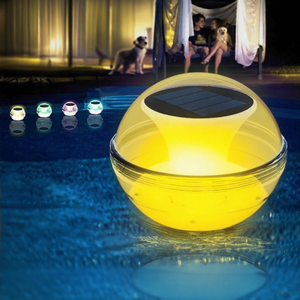 Lampes solaires flottantes pour piscine Db Solar, 4 pièces, LED multicolores, étanches IPX7, éclairage extérieur pour jardin, alimentées par énergie solaire, résistantes à l'eau - Product Image 5