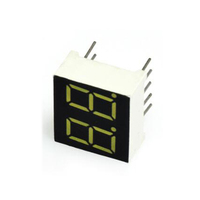 Afficheur LED à 7 segments à 10 broches de 0,36 pouce, 2 chiffres, blanc FND