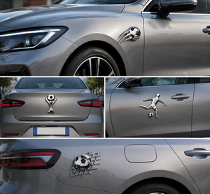 Emblème de voiture en plastique ABS chromé 3D de qualité supérieure, autocollant de badge extérieur étanche pour SUV, décoration de carrosserie arrière 10 - Product Image 2