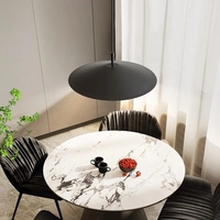 Lustre moderne en forme de soucoupe volante, luminaire suspendu pour salle à manger, restaurant, hôtel, décoration minimaliste créative à tête unique pour plafond haut
