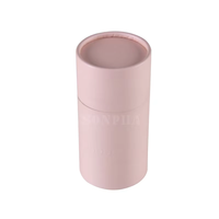 Logo personnalisé haut de gamme 50ml 100ml rose mat bouteille de parfum carton boîte ronde emballage boîte de parfum cylindrique