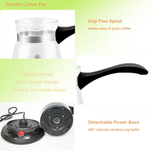 Thủy tinh Thổ Nhĩ Kỳ cà phê nồi <span class=keywords><strong>TOP</strong></span> <span class=keywords><strong>10</strong></span> xu hướng sản phẩm nhãn hiệu riêng máy pha cà phê - Product Image 2