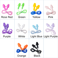 Bouchons d'oreilles en silicone modernes réutilisables, étanches, anti-bruit, certifiés CE, protection auditive pour dormir, nager, concerts, études