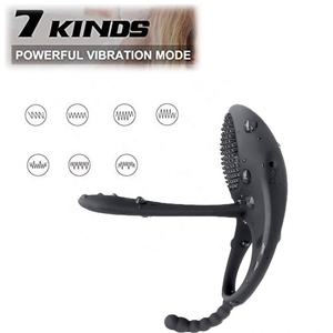 Girlspower Mini <span class=keywords><strong>Sex</strong></span> Ringvinger Vibrator Cock <span class=keywords><strong>Ring</strong></span> & Clitoris Stimulator Seksspeeltjes Voor Mannen Met Delay Ejaculatiefunctie - Product Image 4