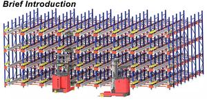 Système de rayonnage radio automatisé Jracking certifié CE, gain de place et stockage automatisé pour entrepôts frigorifiques - Product Image 3