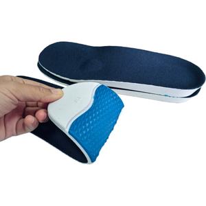 Vente directe d'usine Semelles orthopédiques en PU respirantes avec soutien de la voûte plantaire pleine taille - Product Image 2