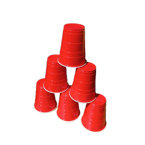 Tùy Chỉnh 18oz Màu Đỏ cốc nhựa dùng một lần cho đám cưới hoặc Đảng đỏ bên ly để phục vụ đồ uống lạnh - Product Image 6