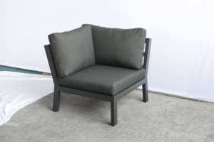 Una cao cấp ngoài trời Vườn sofa <span class=keywords><strong>Set</strong></span> Deluxe tếch đồ nội thất kính nâng bảng cho sân sau ban công - Product Image 5