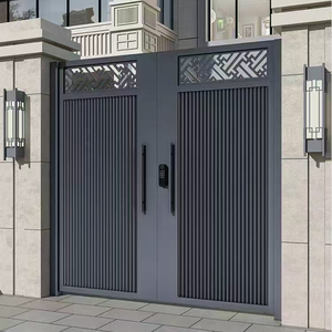 <span class=keywords><strong>Porte</strong></span> intérieure antivol <span class=keywords><strong>de</strong></span> style Zimumen personnalisée <span class=keywords><strong>Porte</strong></span> en alliage d'aluminium <span class=keywords><strong>Porte</strong></span> <span class=keywords><strong>de</strong></span> cour Villa <span class=keywords><strong>Porte</strong></span> battante en acier - Product Image 2