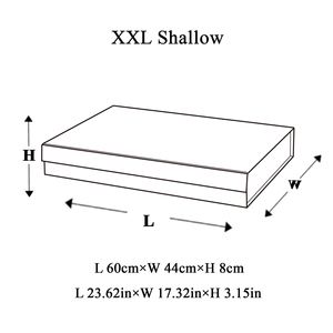 Luxury XXL Shallow Magnetic Closure <b>Cardboard</b> Gift Packaging Clothing <b>Box</b> - Product Image 2