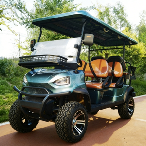 Voiturette de golf électrique 6 places économique pour réduire <span class=keywords><strong>les</strong></span> coûts d'exploitation, idéale pour <span class=keywords><strong>les</strong></span> terrains de golf et <span class=keywords><strong>les</strong></span> sites de loisirs - Product Image 1