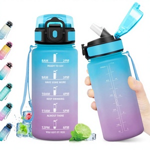 Botella de Agua Deportiva Motivacional para Niños, 550 ml, Libre de BPA, a Prueba de Fugas, con Marcadores de Tiempo para Viajes - Product Image 2