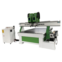 Routeur CNC LEEDERCNC pour la fabrication de crosse de fusil, dispositif rotatif 4ème axe, machine de traitement de crosse de fusil