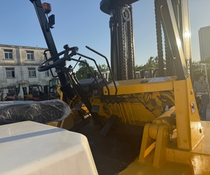 Second hand TCM fd100 10 tons used fd70 diesel <b>forklift</b> great condition made in Japan - Product Image 3