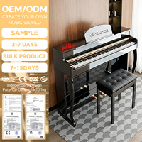 Factory Hot Sales Electric Keyboard Piano Keyboard 88 Keys Digital Piano 88 Weighted Keys Upright Digital Piano