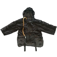 Combinaison Ghillie Respirante de Haute Qualité pour Jeux CS et Sports, Base Sniper Tog, Compatible Hydratation, Vert