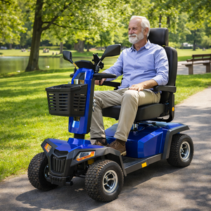<span class=keywords><strong>Scooter</strong></span> Eléctrico de 4 Ruedas <span class=keywords><strong>para</strong></span> Personas Mayores, Batería de Plomo-Ácido de Largo Alcance, <span class=keywords><strong>Scooter</strong></span> Resistente <span class=keywords><strong>para</strong></span> Adultos Mayores - Product Image 1