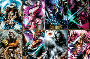 Póster de Anime con Impresión Lenticular 3D de los Siete Señores de la Guerra del Mar, Arte de Pared, Pintura Personalizada, Adhesivo de Pared 3D de Dibujos Animados - Product Image 6