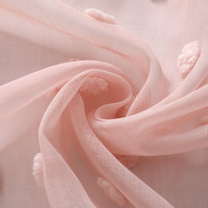 Jiaohui <span class=keywords><strong>Rideau</strong></span> Voilage de Fenêtre Rose Vente en Gros Découpé et <span class=keywords><strong>à</strong></span> Pompons, pour Salon - Product Image 6