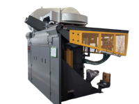 Nouveau four de fusion à induction en acier inoxydable avec alimentation électrique pour la fusion de l'aluminium, haute capacité 12000 kg/h, télécommande