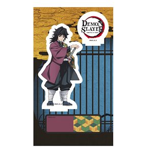 Abystyle <span class=keywords><strong>Demon</strong></span> <span class=keywords><strong>Slayer</strong></span>: Kimetsu no Yaiba - Figura de acrílico de Giyu Tomioka (4 unidades), modelo de pie, accesorios de escritorio de <span class=keywords><strong>anime</strong></span> y <span class=keywords><strong>manga</strong></span>, mercancía. - Product Image 4