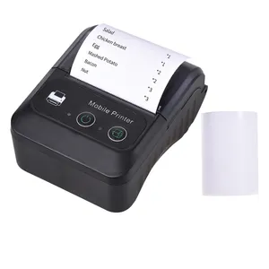 热卖热敏打印机便携式58毫米迷你打印机，用于收据打印，带蓝牙Usb手机迷你打印机