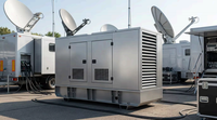 Générateur diesel silencieux fiable à prix avantageux 20 kW avec boîtier électrogalvanisé, remorque mobile, ATS 50/60 Hz