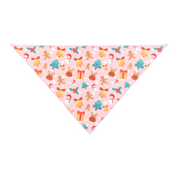 Luxueux personnalisé Noël imprimé Pet Triangle écharpe nouvel an chien et chat bave serviette accessoires pour animaux de compagnie